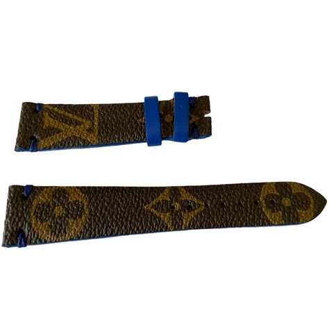 louis vuitton watch leather strap|louis vuitton wristlet strap.